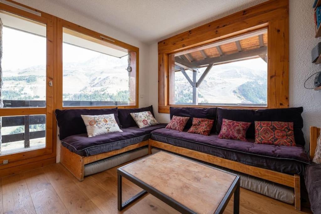 L'Arc-En-Ciel - Appartement Sur Les Hauteurs Du Mottaret Avec Acces Aux Pistes Les Allues Extérieur photo